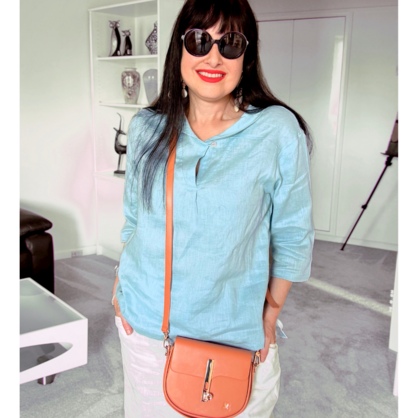 VERA MAY ALICE APRICOT VEGAN FASHION HANDBAG