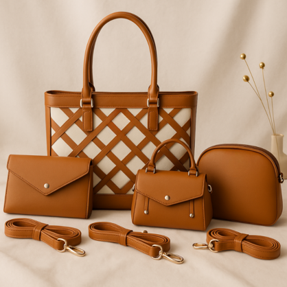 VERA MAY HAYMAN BROWN VEGAN FASHION HANDBAG