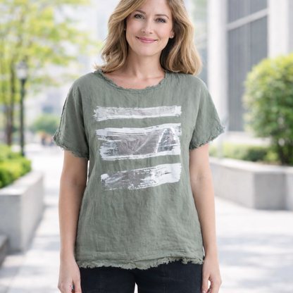 ITALIAN LINEN TOP