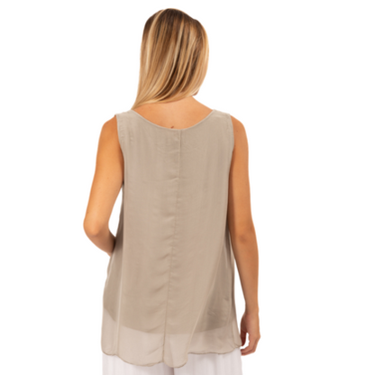 VERA MAY FANGO ITALIAN SILK TOP 6274