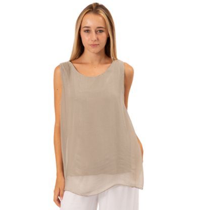 VERA MAY FANGO ITALIAN SILK TOP 6274