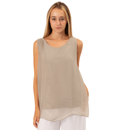 VERA MAY FANGO ITALIAN SILK TOP 6274
