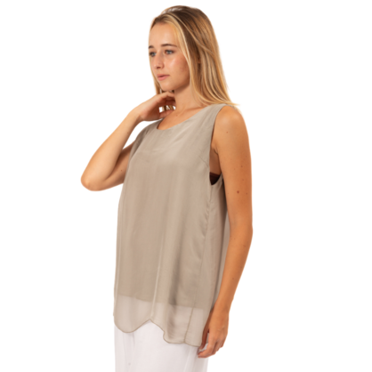 VERA MAY FANGO ITALIAN SILK TOP 6274