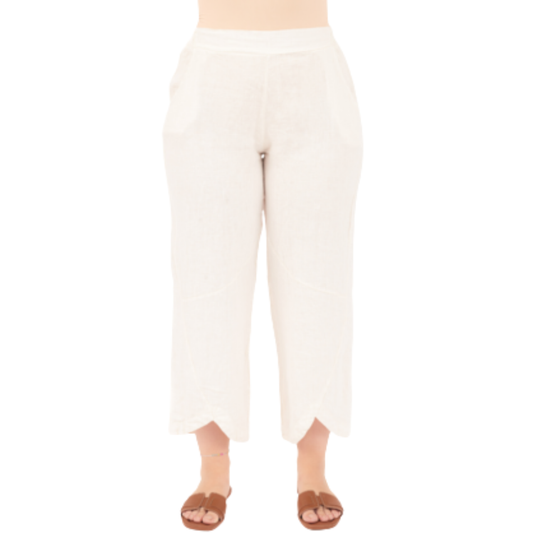 Vera May Italian Linen Latte Pant 6725