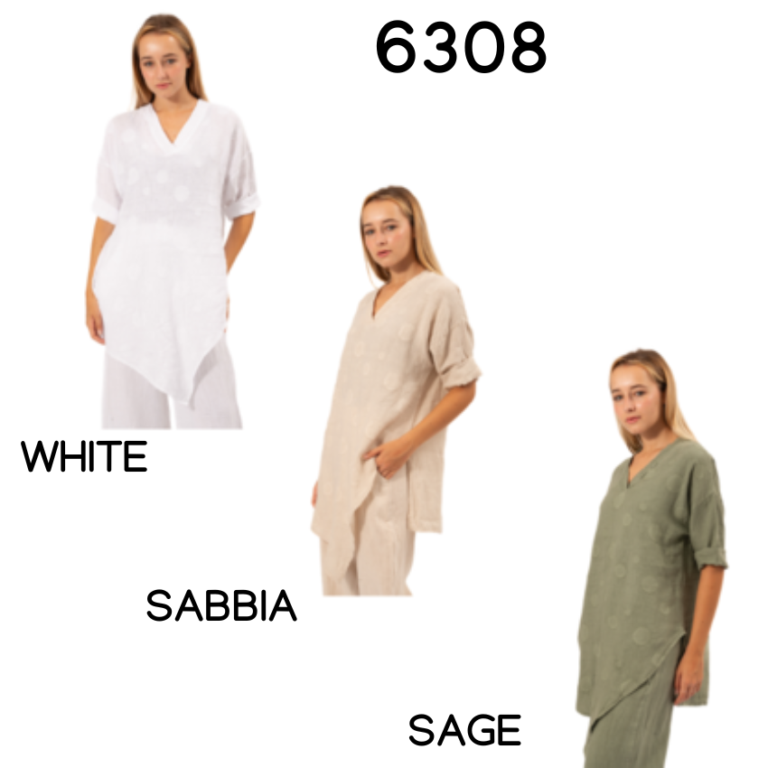 ITALIAN LINEN TOP