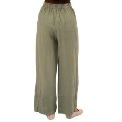 Vera May Italian Linen Militare Pant 6309