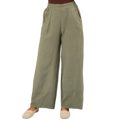 Vera May Italian Linen Militare Pant 6309