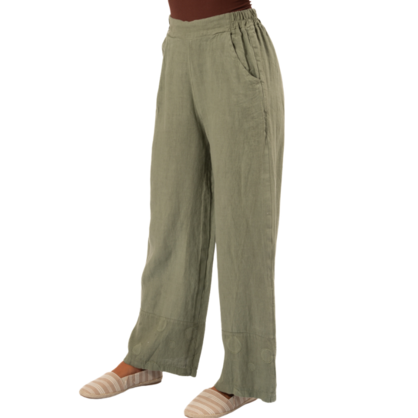 Vera May Italian Linen Militare Pant 6309