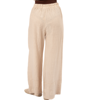 Vera May Italian Linen Sabbia Pant 6309