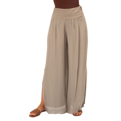 VERA MAY 6327 FANGO ITALIAN SILK PANT