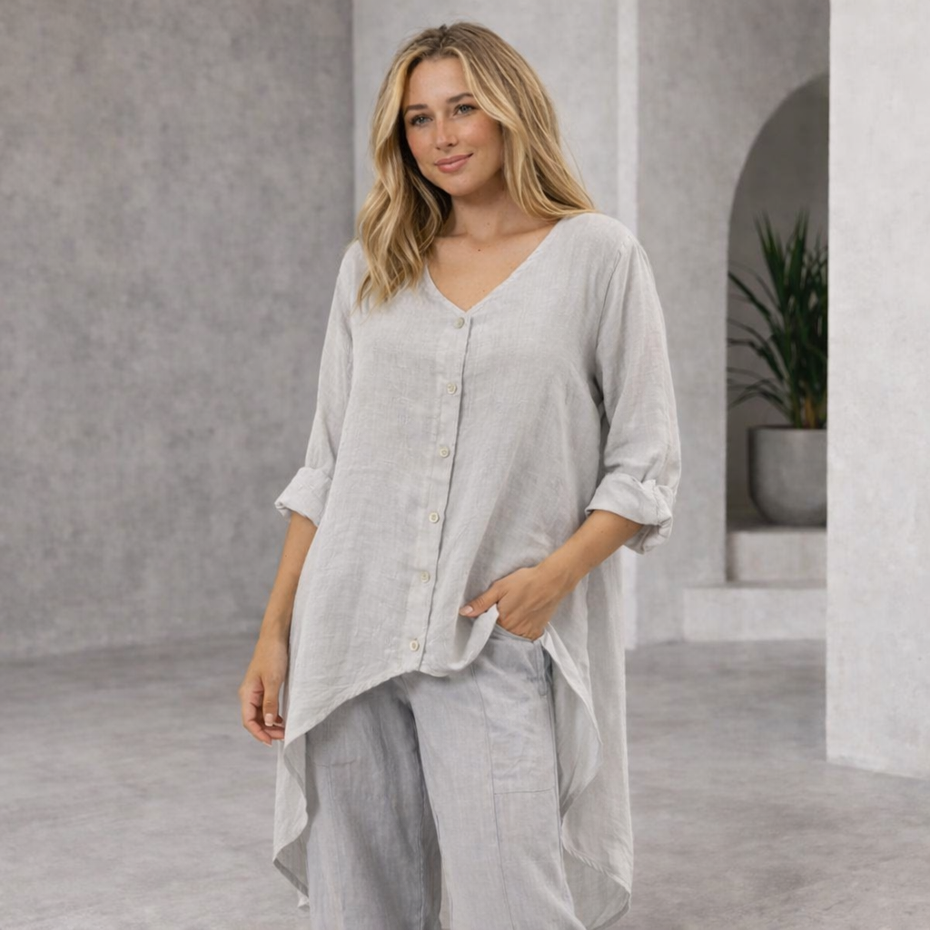 ITALIAN LINEN TOP