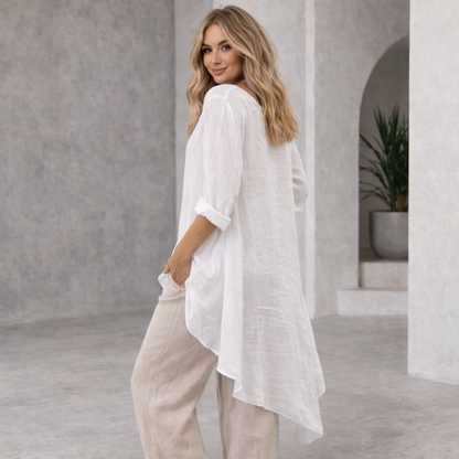 ITALIAN LINEN TOP