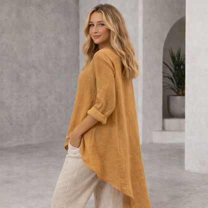 ITALIAN LINEN TOP