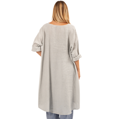 6341 PERLA ITALIAN LINEN TOP