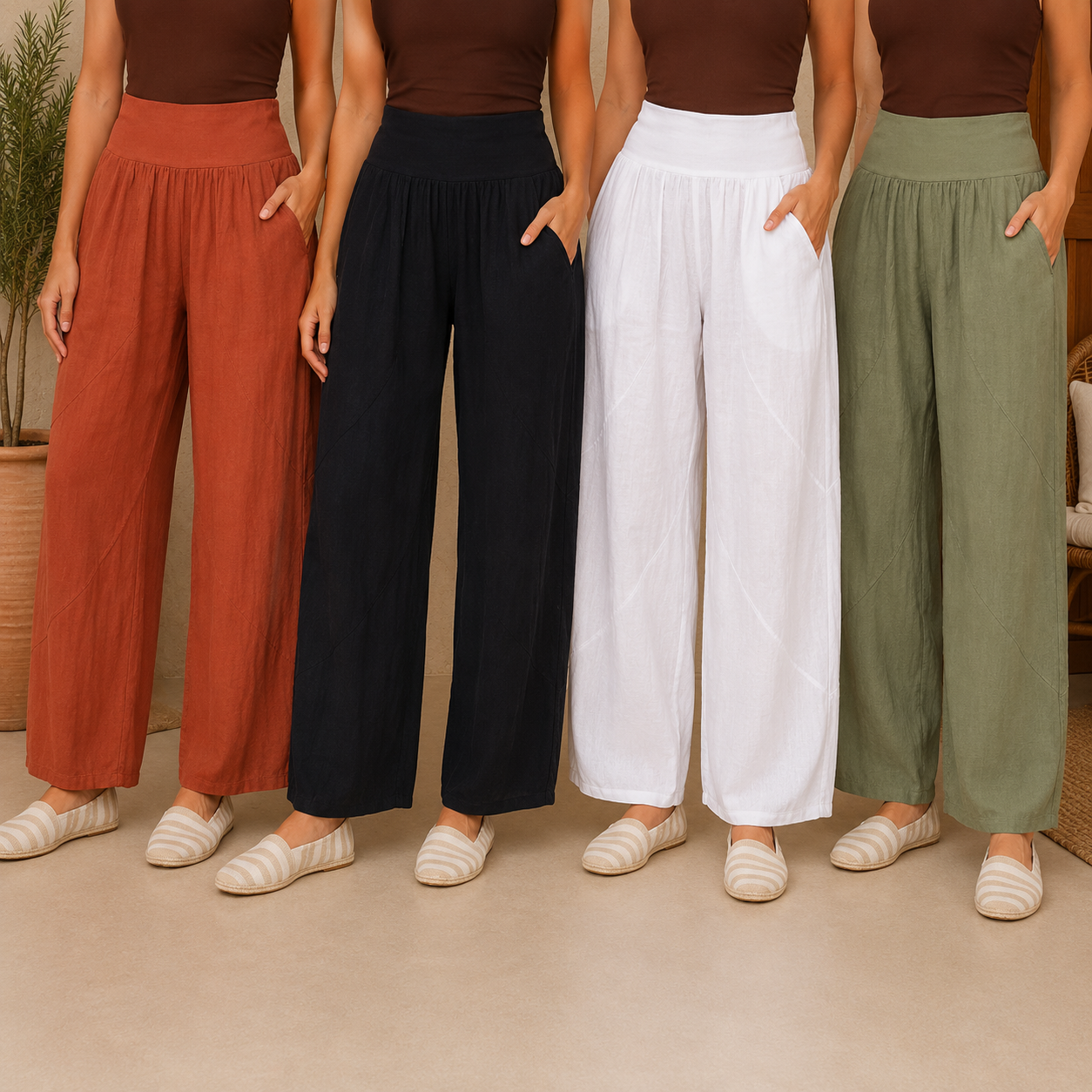 ITALIAN LINEN PANTS