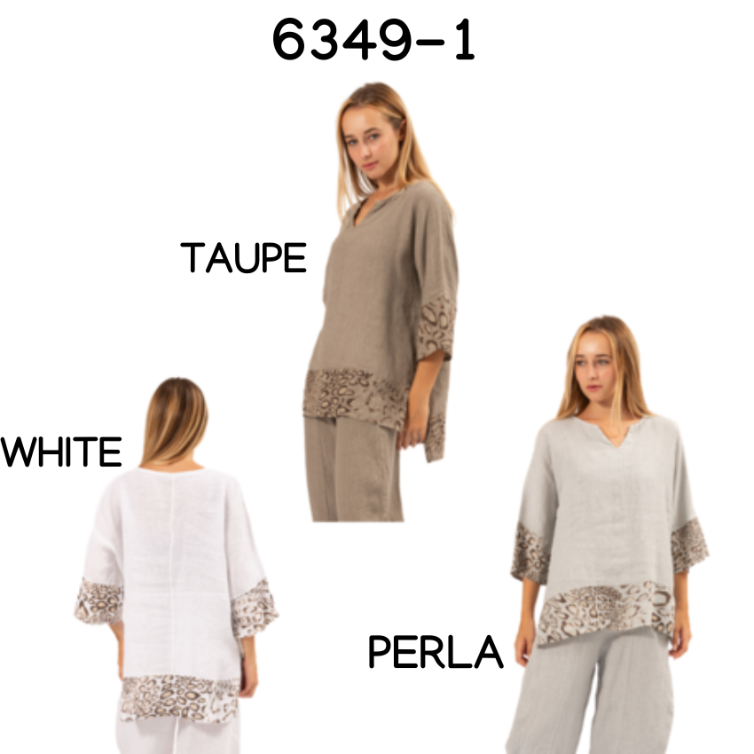 ITALIAN LINEN TOP