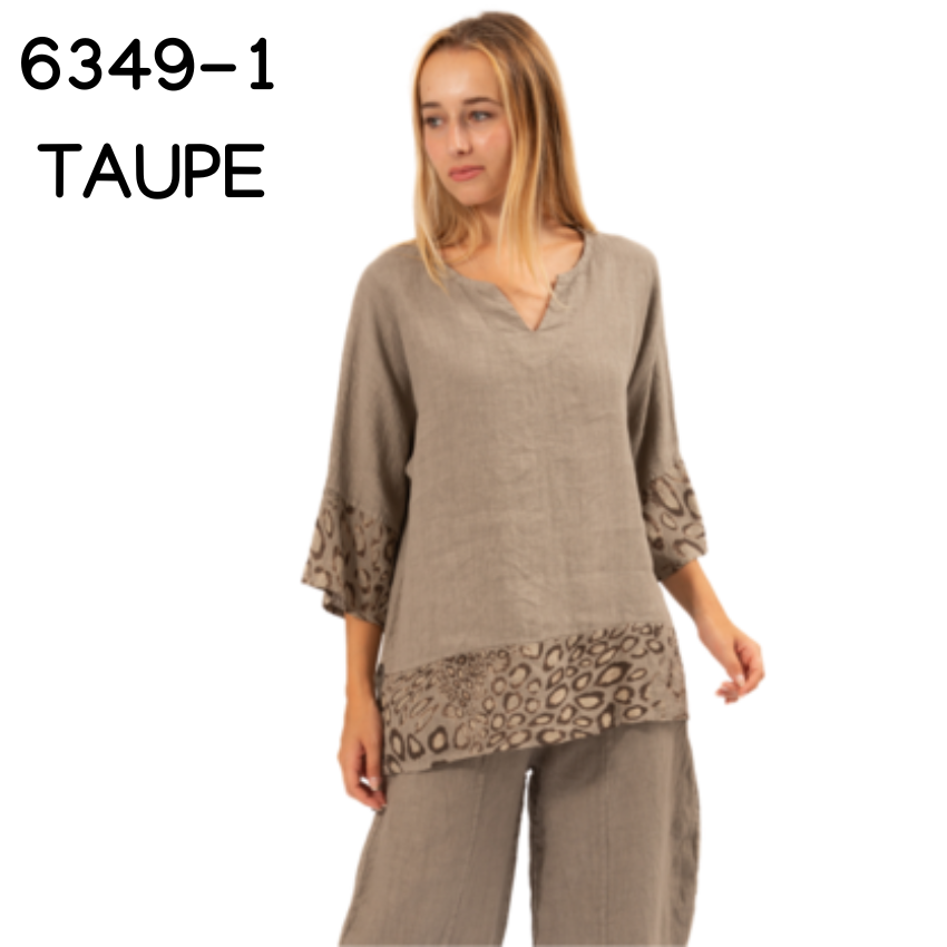 ITALIAN LINEN TOP