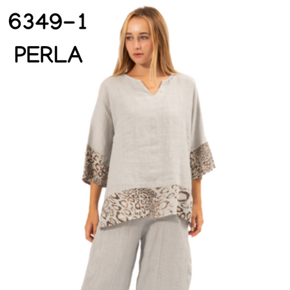 ITALIAN LINEN TOP
