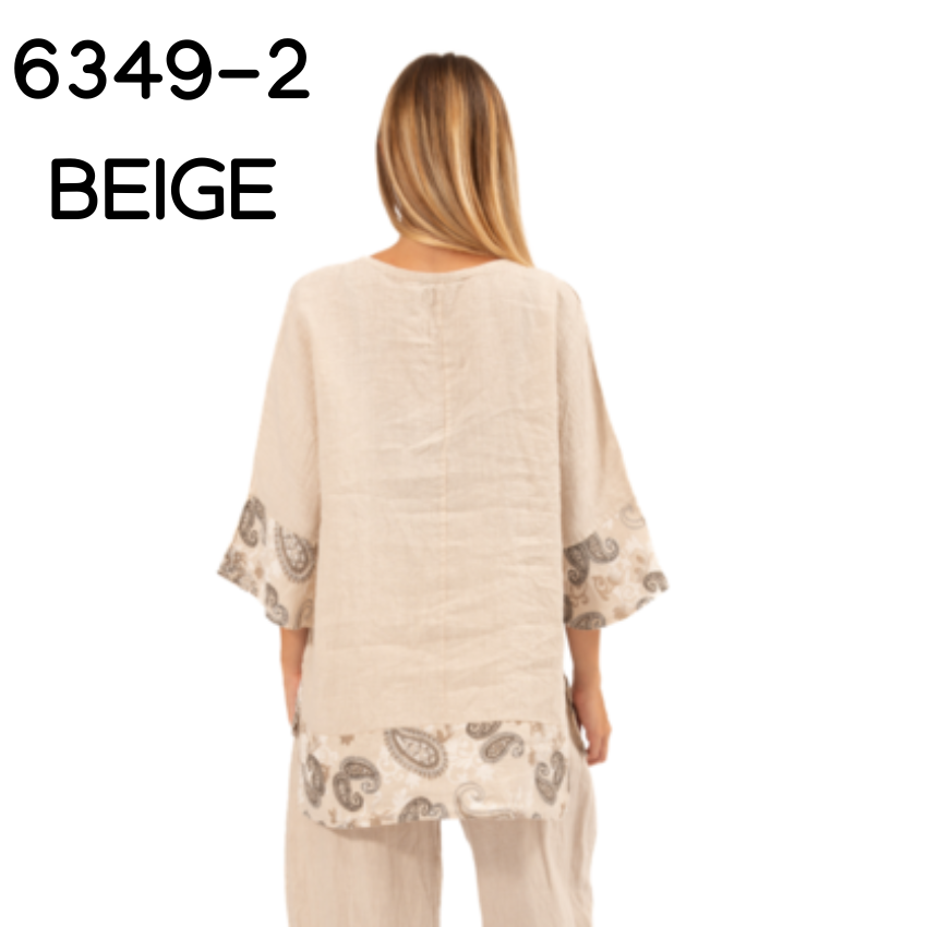 ITALIAN LINEN TOP