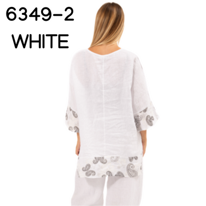 ITALIAN LINEN TOP
