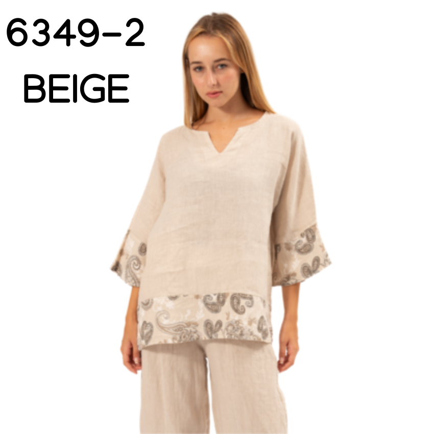 ITALIAN LINEN TOP