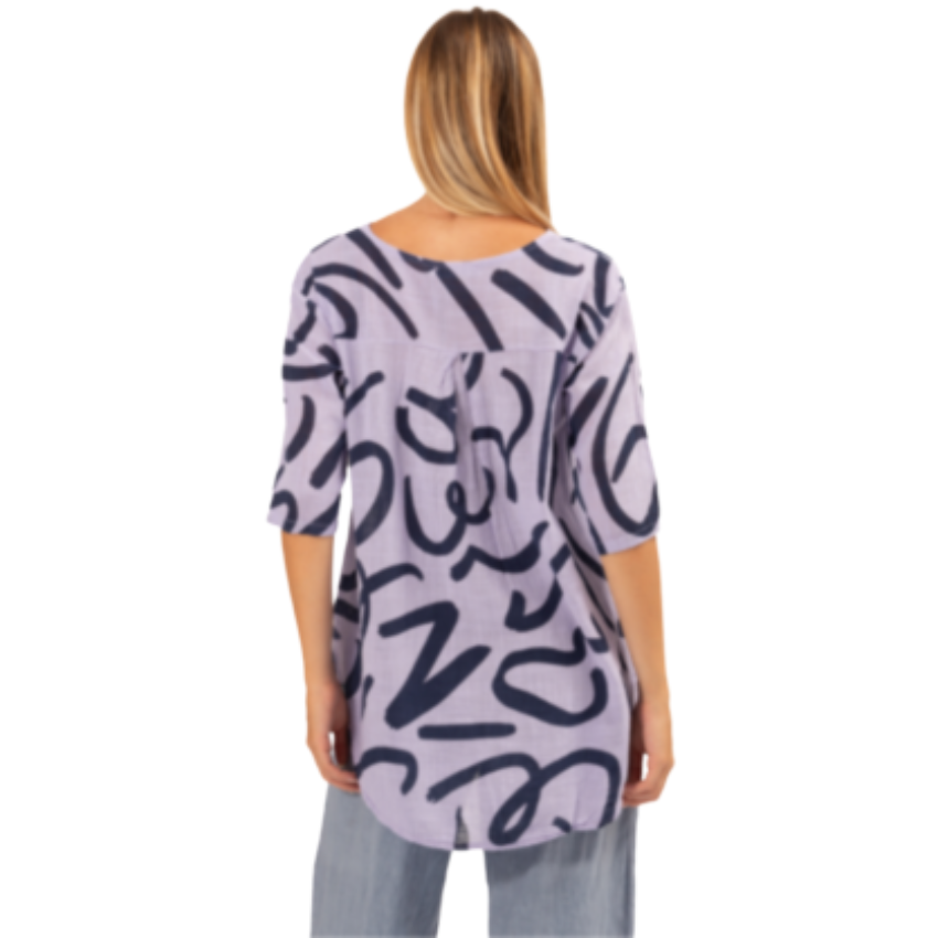 6354 LILAC ITALIAN COTTON TOP