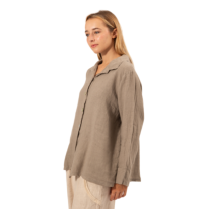 6356 FANGO ITALIAN LINEN TOP