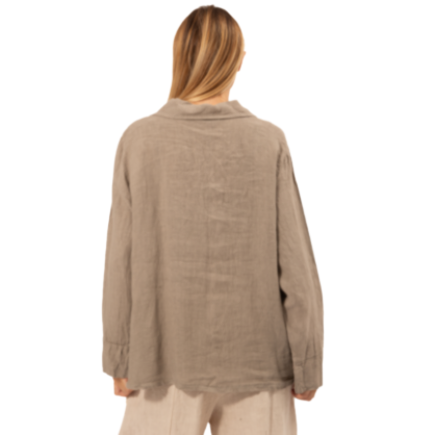 6356 FANGO ITALIAN LINEN TOP