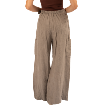 Vera May Italian Linen Fango Pant 6369