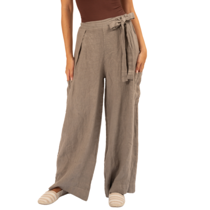 Vera May Italian Linen Fango Pant 6369