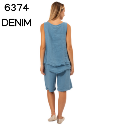 ITALIAN LINEN TOP