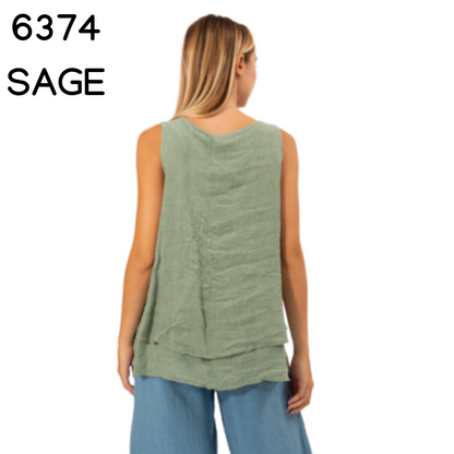 ITALIAN LINEN TOP