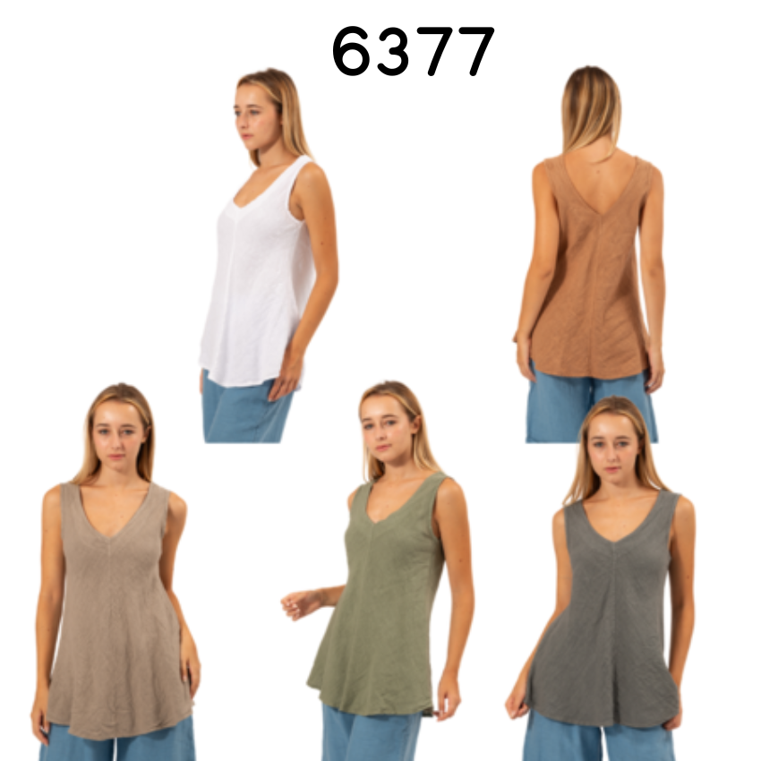 ITALIAN LINEN TOP