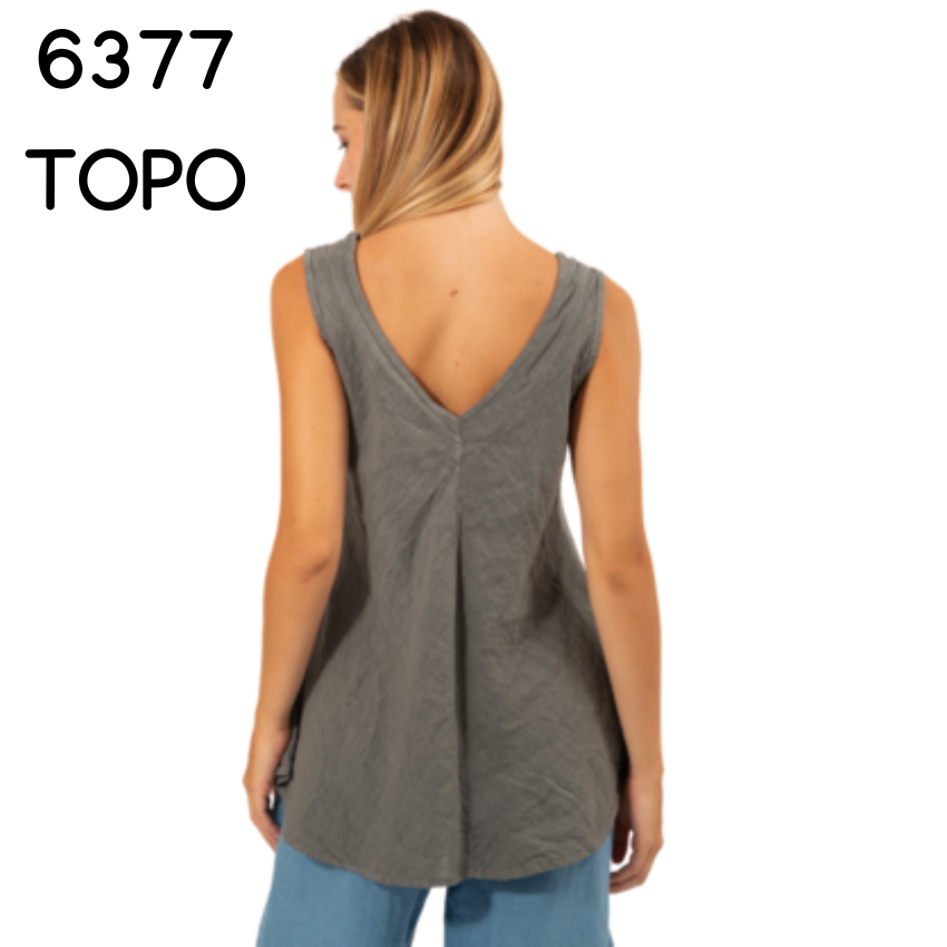 ITALIAN LINEN TOP