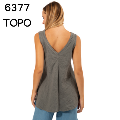 ITALIAN LINEN TOP