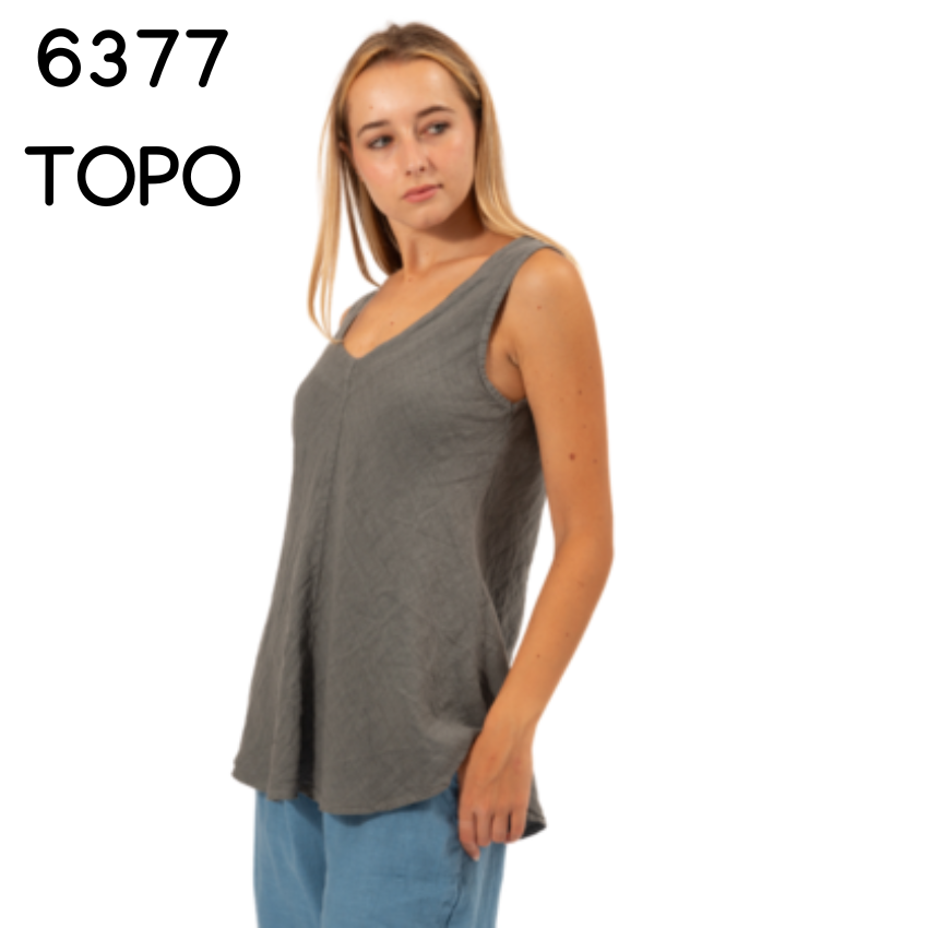 ITALIAN LINEN TOP