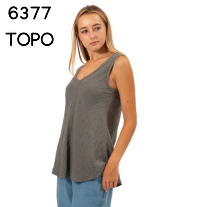 ITALIAN LINEN TOP