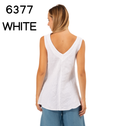 ITALIAN LINEN TOP