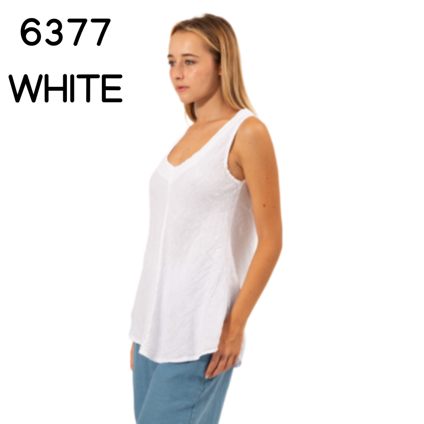 ITALIAN LINEN TOP