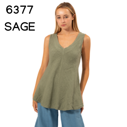 ITALIAN LINEN TOP