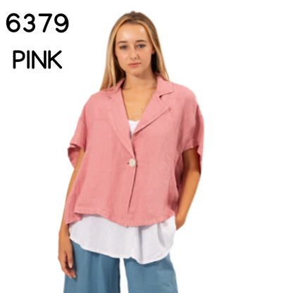 ITALIAN LINEN TOP