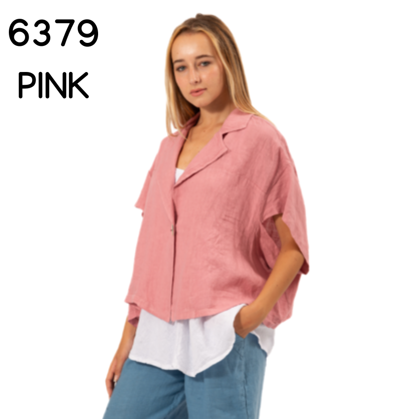 ITALIAN LINEN TOP