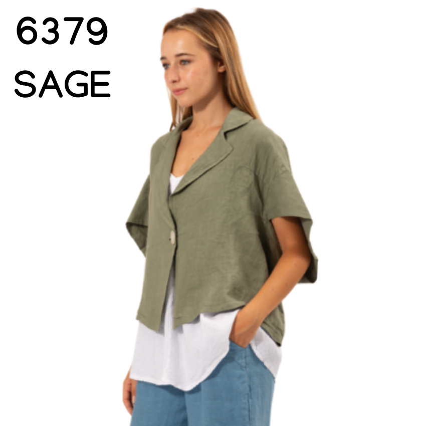 ITALIAN LINEN TOP