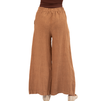 Vera May Italian Linen Macchiato Pant 6383