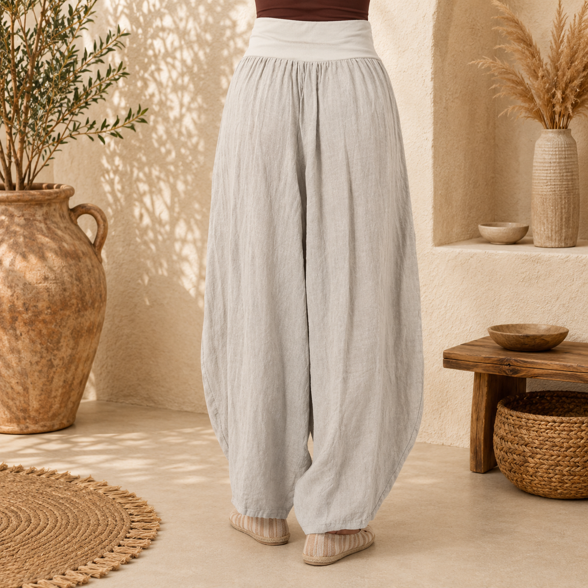 Vera May Italian Linen Perla Pant 6387