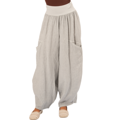 Vera May Italian Linen Perla Pant 6387
