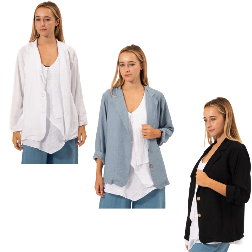 ITALIAN VISCOSE JACKET