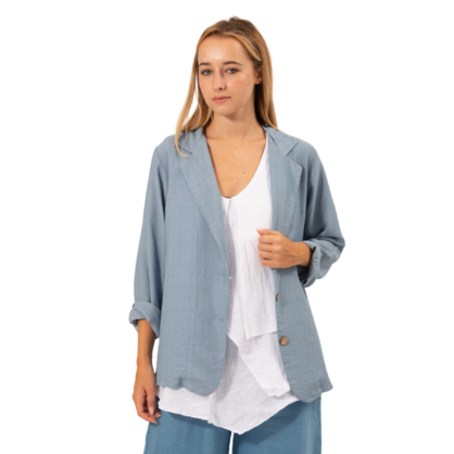 VERA MAY ITALIAN JEANS VISCOSE TOP 6395