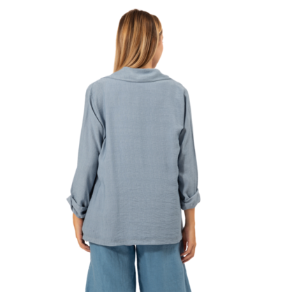 VERA MAY ITALIAN JEANS VISCOSE TOP 6395