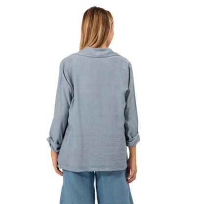 VERA MAY ITALIAN JEANS VISCOSE TOP 6395